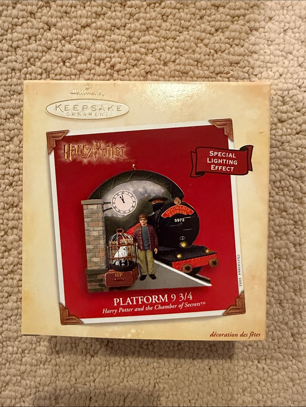 Hallmark Keepsake Harry Potter Platform 9 3/4 Ornament